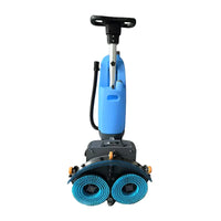 HKM-276179 18-Inch Walk-Behind Floor Scrubber with Lithium Battery and Ergonomic Handle for Tile Cleaning