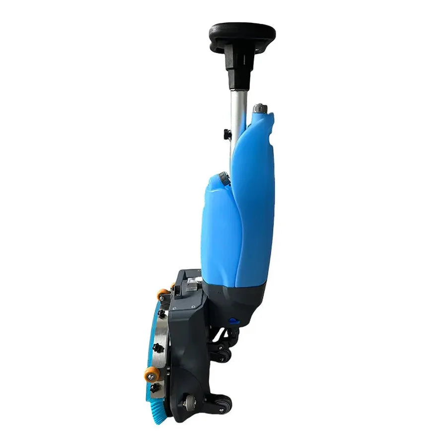 HKM-276179 18-Inch Walk-Behind Floor Scrubber with Lithium Battery and Ergonomic Handle for Tile Cleaning