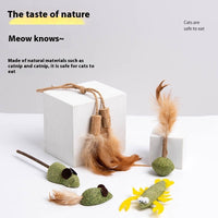 HKM-2761917 Catnip Polygonum Multiflorum Nibbling Toy Assortment for Pets - Various Styles Available