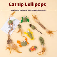 HKM-2761917 Catnip Polygonum Multiflorum Nibbling Toy Assortment for Pets - Various Styles Available