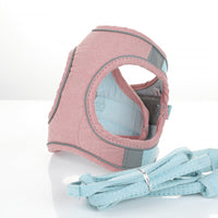 HKM-2763069 Reflective Color-Blocking Traction Belt with Breathable Material for Cats