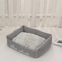 HKM-2763325 Removable and Washable Pet Nest for All Seasons - Available in Avocado Green, Blue, and Gray