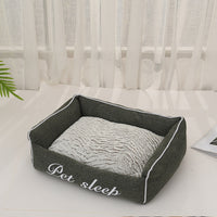 HKM-2763325 Removable and Washable Pet Nest for All Seasons - Available in Avocado Green, Blue, and Gray