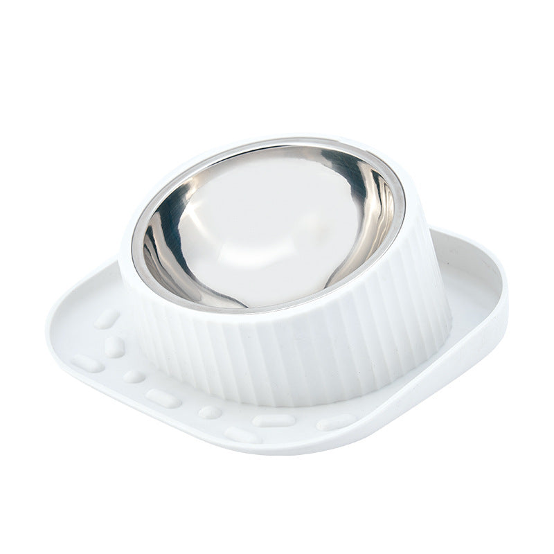 HKM-2763453 Wide Mouth Ceramic Pet Bowl with Neck Protection in Various Colors