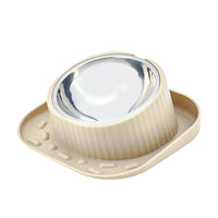 HKM-2763453 Wide Mouth Ceramic Pet Bowl with Neck Protection in Various Colors