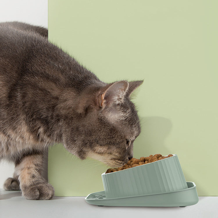 HKM-2763453 Wide Mouth Ceramic Pet Bowl with Neck Protection in Various Colors