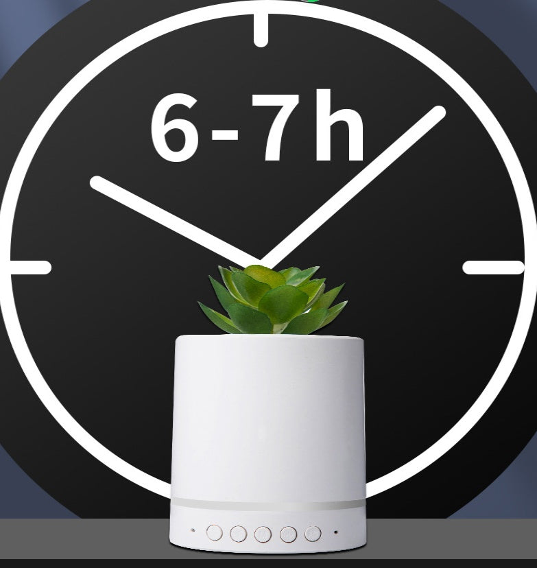 HKM-276435 Wireless Portable Succulent Plant Light with Bluetooth Audio and USB Charging