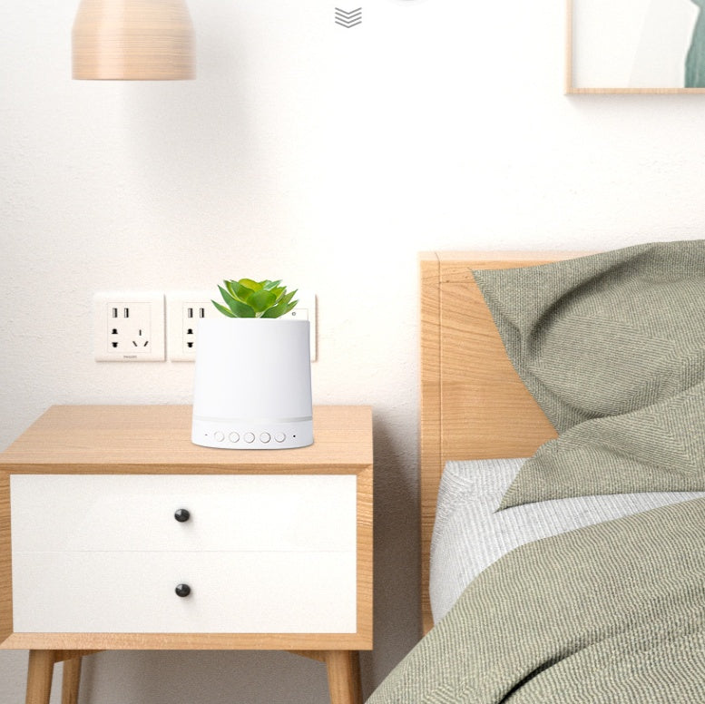 HKM-276435 Wireless Portable Succulent Plant Light with Bluetooth Audio and USB Charging