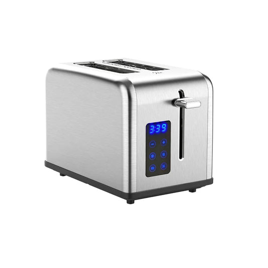 HKM-276499 Smart Touch Screen LED Display 2-Slice Electric Toaster with Dust Cover for Perfect Breakfast Toasting