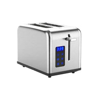 HKM-276499 Smart Touch Screen LED Display 2-Slice Electric Toaster with Dust Cover for Perfect Breakfast Toasting