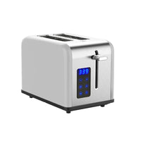 HKM-276499 Smart Touch Screen LED Display 2-Slice Electric Toaster with Dust Cover for Perfect Breakfast Toasting
