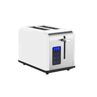 HKM-276499 Smart Touch Screen LED Display 2-Slice Electric Toaster with Dust Cover for Perfect Breakfast Toasting