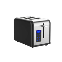 HKM-276499 Smart Touch Screen LED Display 2-Slice Electric Toaster with Dust Cover for Perfect Breakfast Toasting