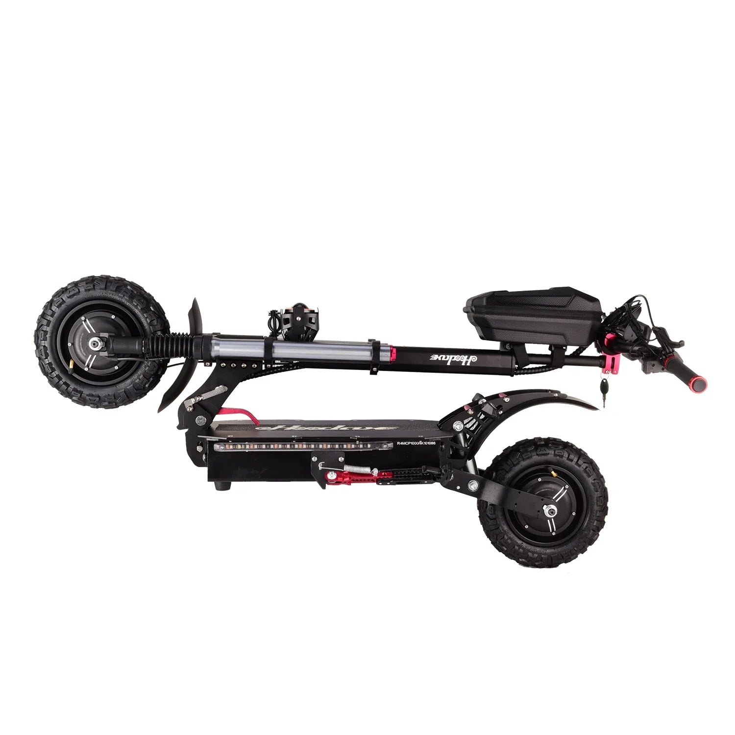 HKM-276627 Folding Electric Scooter with 11" Off-Road Tires, 5600W Motor, 60V 40Ah Battery, Max Speed 100km/h