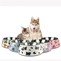 HKM-2766525 Stainless Steel Dog and Cat Bowls in Various Sizes and Fun Designs