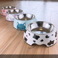 HKM-2766525 Stainless Steel Dog and Cat Bowls in Various Sizes and Fun Designs