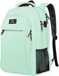 HKM-276819 Unisex Waterproof Notebook Backpack with USB Charging Port for Business Travel