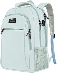 HKM-276819 Unisex Waterproof Notebook Backpack with USB Charging Port for Business Travel