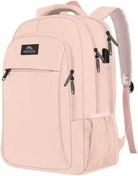 HKM-276819 Unisex Waterproof Notebook Backpack with USB Charging Port for Business Travel