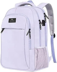 HKM-276819 Unisex Waterproof Notebook Backpack with USB Charging Port for Business Travel