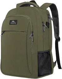 HKM-276819 Unisex Waterproof Notebook Backpack with USB Charging Port for Business Travel