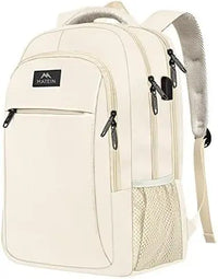 HKM-276819 Unisex Waterproof Notebook Backpack with USB Charging Port for Business Travel