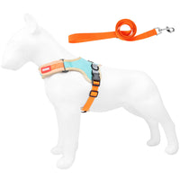 HKM-2768317 Reflective Deerskin Pet Harness with Adjustable Chest Strap in Multiple Colors