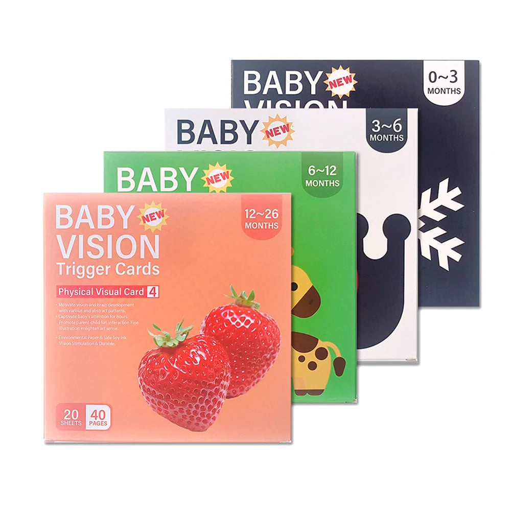 HKM-276883 Custom Educational Flash Cards for Babies Aged 12-36 Months - Cognitive Learning Tools