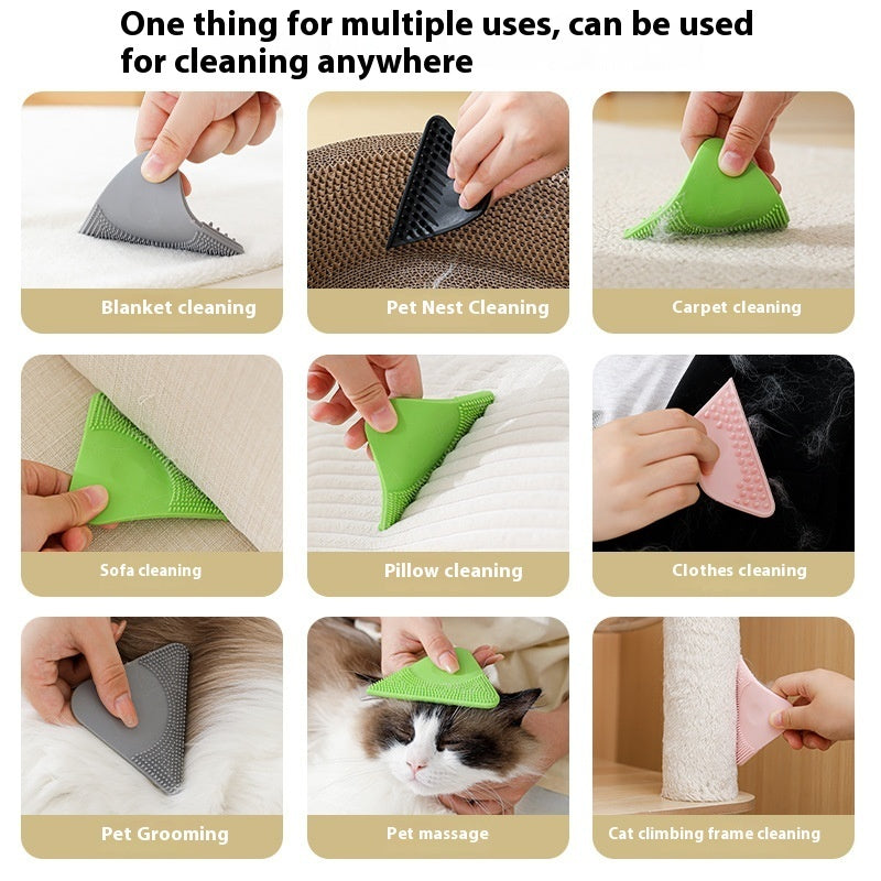 HKM-2769085 Pet Hair Scraper Comb for Cats - Effective Brush for Fur Removal and Massage