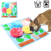 HKM-2769853 Interactive Dog Sniffing Pad for Mental Stimulation and Training, Anti-Slip Design, Pet-Friendly and Machine Washable, Large Size 60x60cm