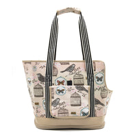 HKM-2771261 Portable Cat and Dog Travel Shoulder Bag with Breathable Mesh and Cartoon Design