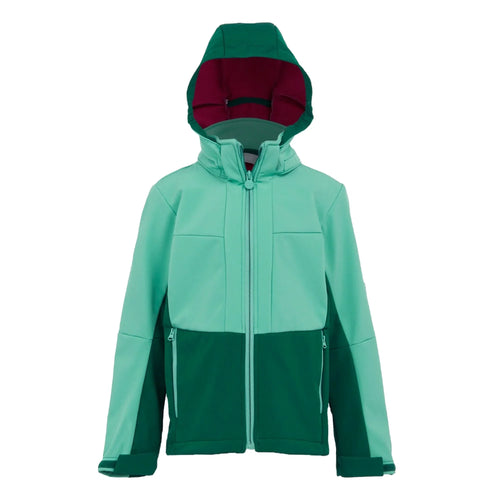 HKM-277139 Customized Design Girls Softshell Windproof Jacket Elegant Dresses for Comfort and Style