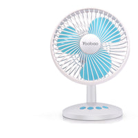 HKM-277267 Compact Desktop USB Fan with Oscillating Head - Portable and Rechargeable for Students