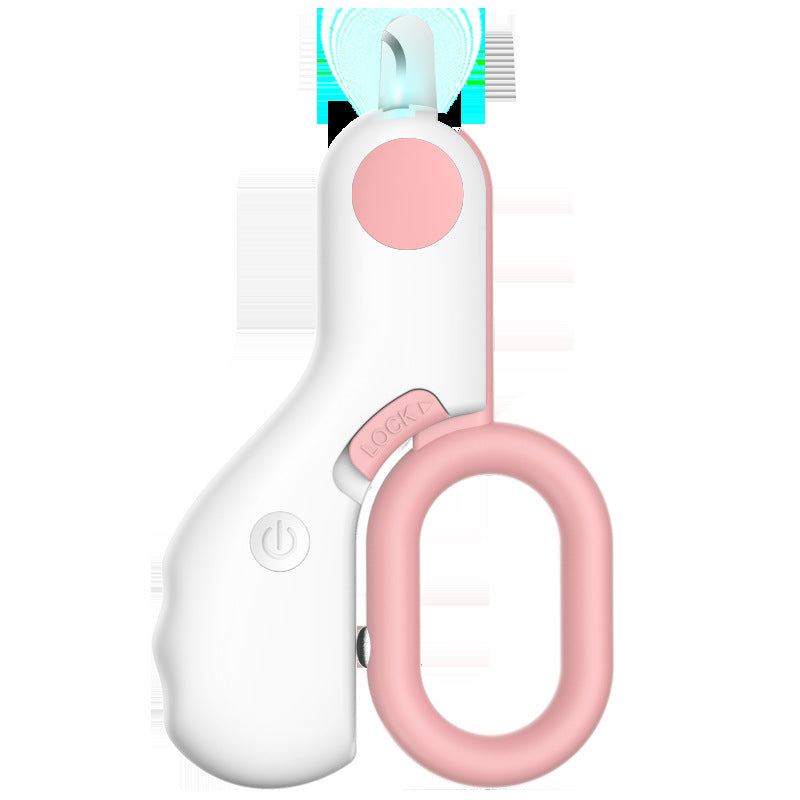HKM-2772797 LED Pet Nail Trimmer with Illuminated Bloodline Detection and Ergonomic Design