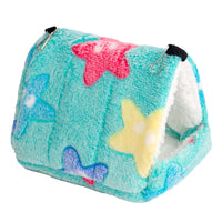 HKM-2773053 Cozy Flannel Pet Nest for Small Animals - Perfect for Hamsters, Hedgehogs, Sugar Gliders and More