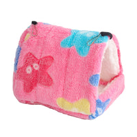 HKM-2773053 Cozy Flannel Pet Nest for Small Animals - Perfect for Hamsters, Hedgehogs, Sugar Gliders and More