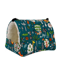 HKM-2773053 Cozy Flannel Pet Nest for Small Animals - Perfect for Hamsters, Hedgehogs, Sugar Gliders and More