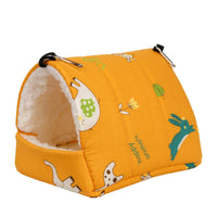 HKM-2773053 Cozy Flannel Pet Nest for Small Animals - Perfect for Hamsters, Hedgehogs, Sugar Gliders and More