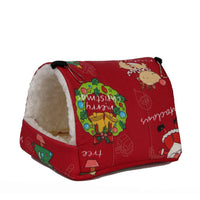 HKM-2773053 Cozy Flannel Pet Nest for Small Animals - Perfect for Hamsters, Hedgehogs, Sugar Gliders and More
