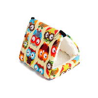 HKM-2773053 Cozy Flannel Pet Nest for Small Animals - Perfect for Hamsters, Hedgehogs, Sugar Gliders and More