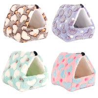 HKM-2773053 Cozy Flannel Pet Nest for Small Animals - Perfect for Hamsters, Hedgehogs, Sugar Gliders and More