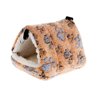 HKM-2773053 Cozy Flannel Pet Nest for Small Animals - Perfect for Hamsters, Hedgehogs, Sugar Gliders and More