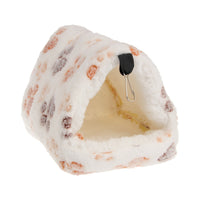 HKM-2773053 Cozy Flannel Pet Nest for Small Animals - Perfect for Hamsters, Hedgehogs, Sugar Gliders and More