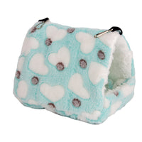 HKM-2773053 Cozy Flannel Pet Nest for Small Animals - Perfect for Hamsters, Hedgehogs, Sugar Gliders and More