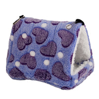 HKM-2773053 Cozy Flannel Pet Nest for Small Animals - Perfect for Hamsters, Hedgehogs, Sugar Gliders and More