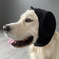 HKM-2773181 Dog Earmuffs for Hearing Protection from Thunder and Fireworks, Available in Black and Blue, Sizes S, M, L, XL