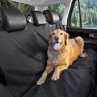 HKM-2773821 Extra Large Waterproof Car Cushion for Dogs and Cats - Portable, Foldable Back Seat Mat with 4 Handles