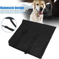 HKM-2773821 Extra Large Waterproof Car Cushion for Dogs and Cats - Portable, Foldable Back Seat Mat with 4 Handles