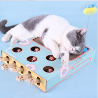 HKM-2775613 Interactive Cat Toy Teaser - Whack-A-Mole Game for Indoor Fun