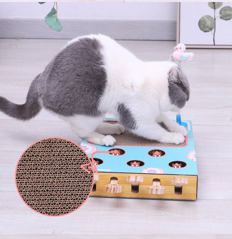 HKM-2775613 Interactive Cat Toy Teaser - Whack-A-Mole Game for Indoor Fun